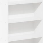 4-Tier Bookcase/Bookshelf/Storage Shelves, White