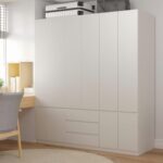 Large Armoire Wardrobe Closet with Drawers and Shelves, White Bedroom Armoires with 6 Doors 2 Hanging Rods, Wooden Freestanding Wardrobe Armoire for Bedroom Organizer，23.6"D x 70.8"W x 77.8"H