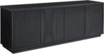 Rectangular TV Stand for TV's up to 75" in Black Grain